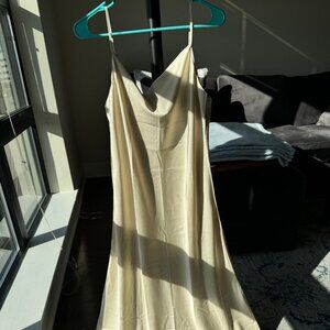 Off White / Yellow Dress